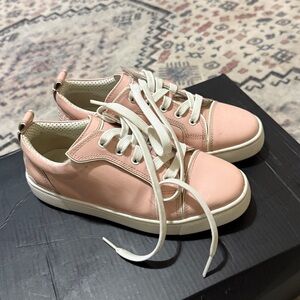 Christian Louboutin Kids Sneakers in Pink and White